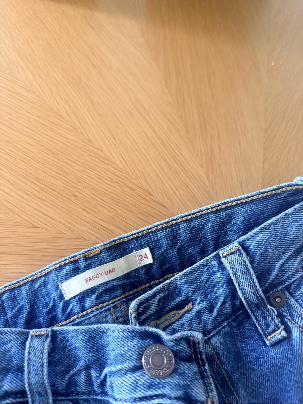 Levi's Baggy Dad Jeans Size 24 - Picture 2 of 4
